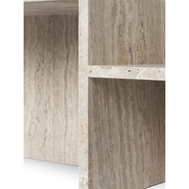 Distinct Coffee Table Travertine Ferm Living - 4
