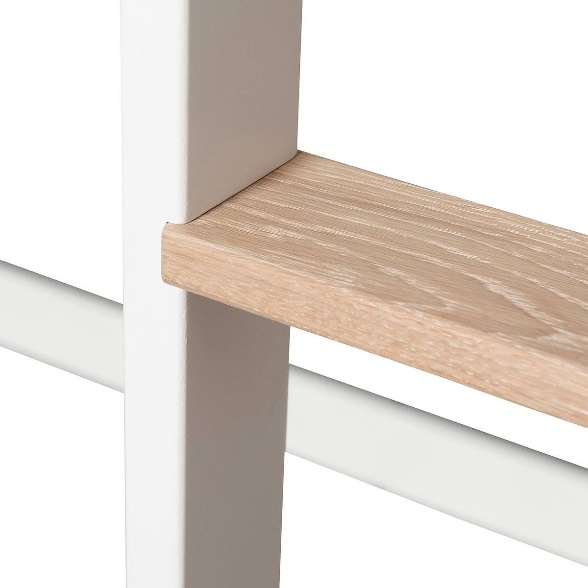 Loftsäng Wood Mini+ vit/ek Oliver Furniture - 7
