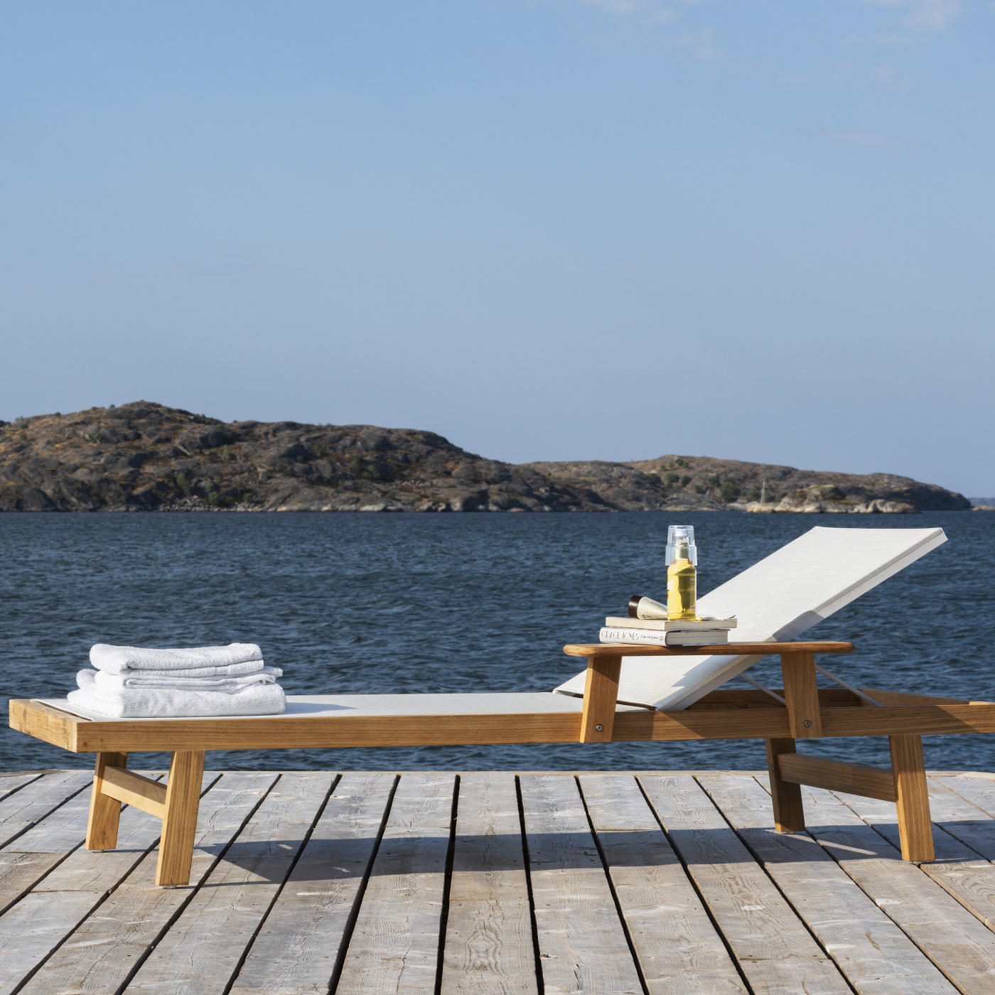 Solsäng Djurö Sun Lounger teak,  Skargaarden - 4
