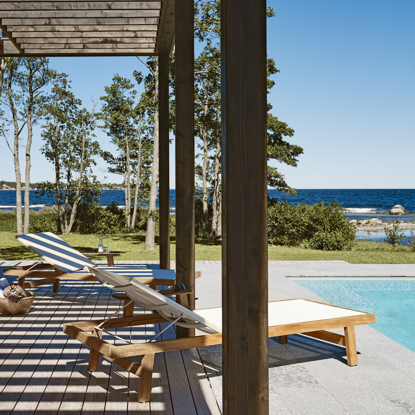 Solsäng Djurö Sun Lounger teak,  Skargaarden - 3