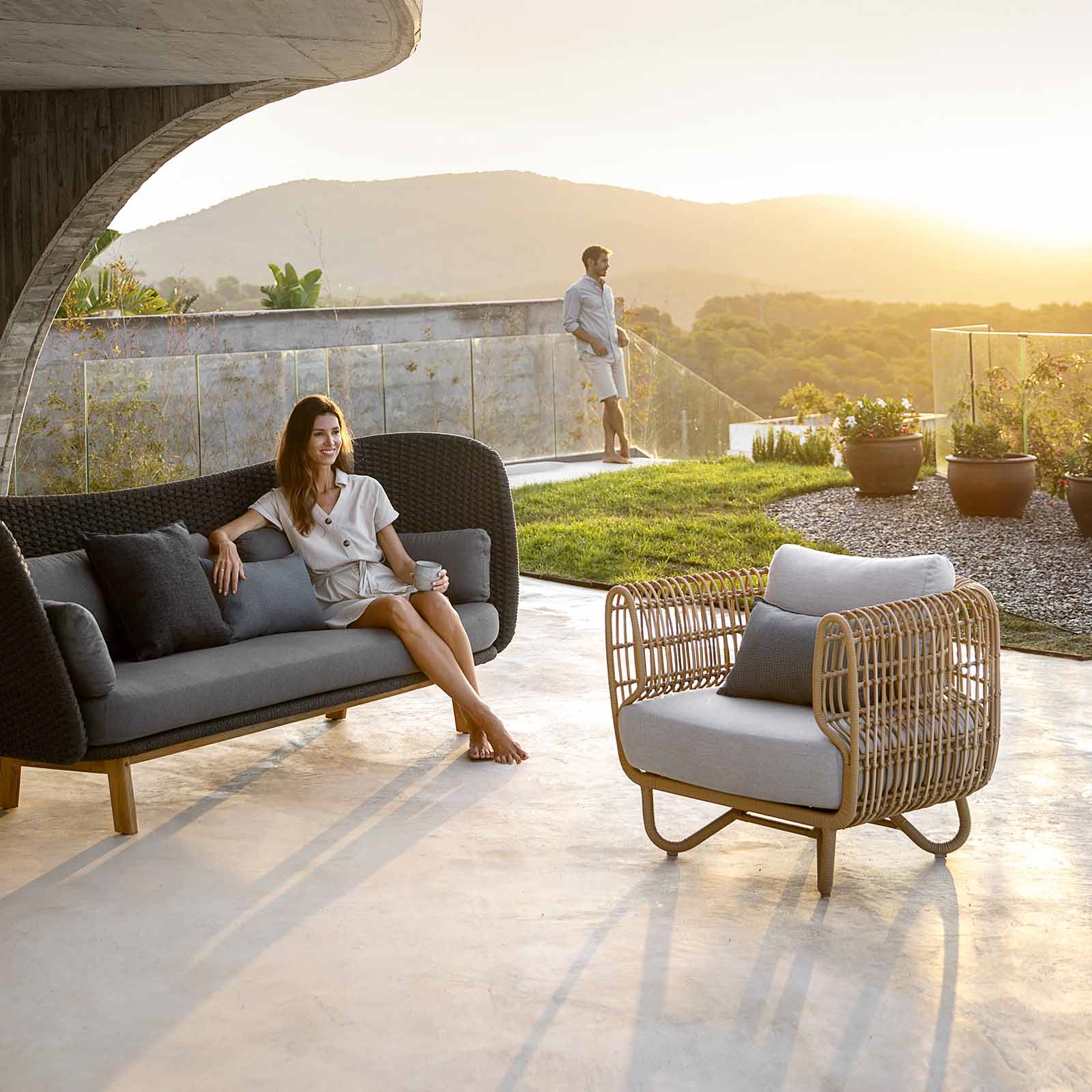 Nest Loungefåtölj OUTDOOR Cane-line - 5