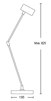 MINIPOINT bordslampa Krom Örsjö Belysning