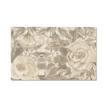 Tapetprov Poppies for Marlene Soft Creme Mrs Mighetto