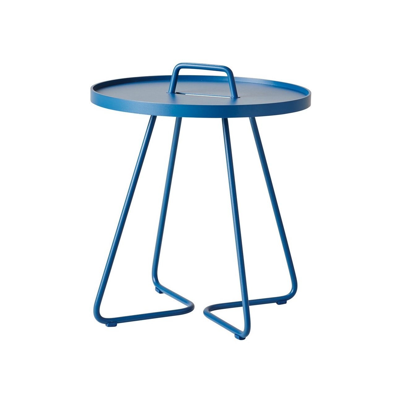 On-the-move sidobord dusty blue liten