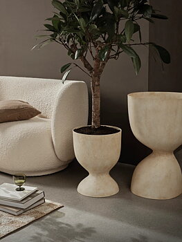 Evoke Pot H45 Sand ferm LIVING