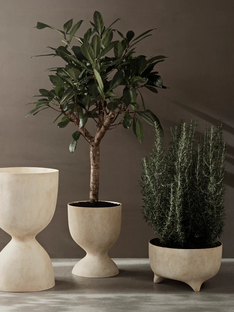 Evoke Pot Tall H70  Sand ferm LIVING - 4