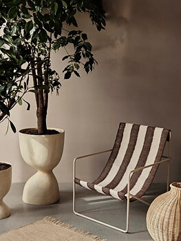 Evoke Pot Tall H70  Sand ferm LIVING