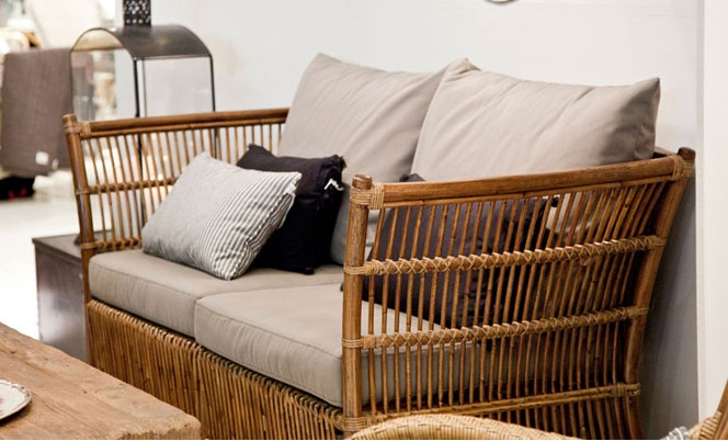 Dynor till Rottingsoffa Donatello 2-sits Sika-design - 5