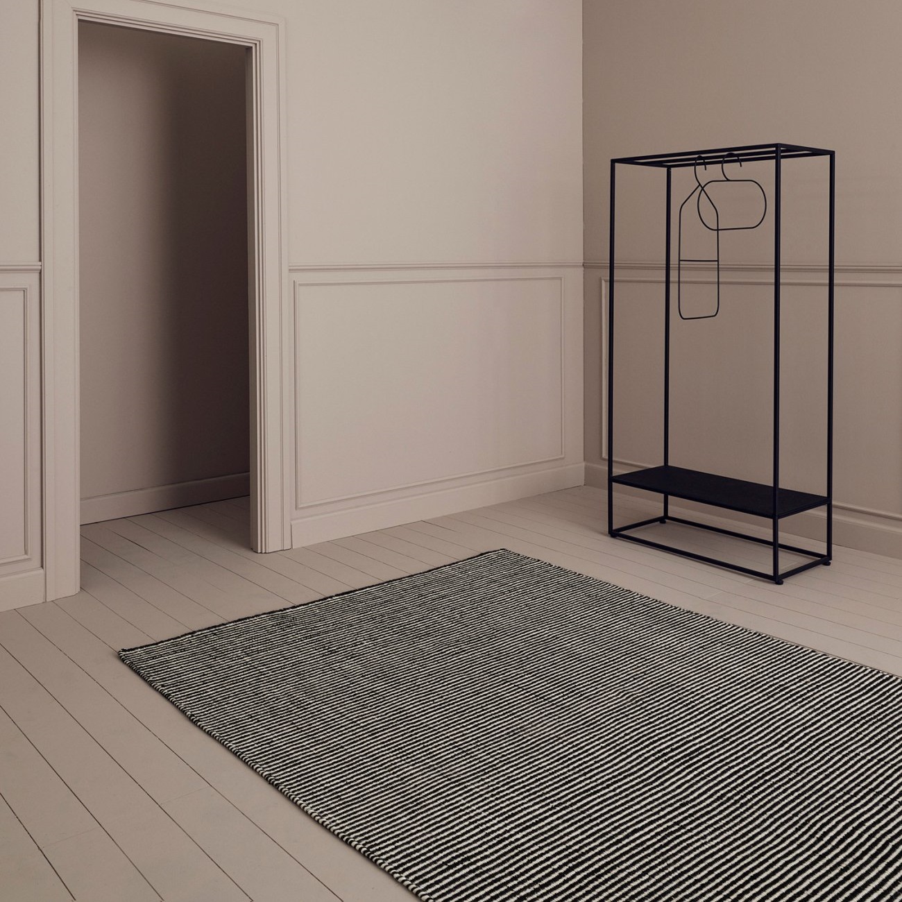 Ullmatta AJO 140 x 200 cm randig, Linie Design - 3
