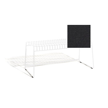 Bänk Resö vit metall, Skargaarden