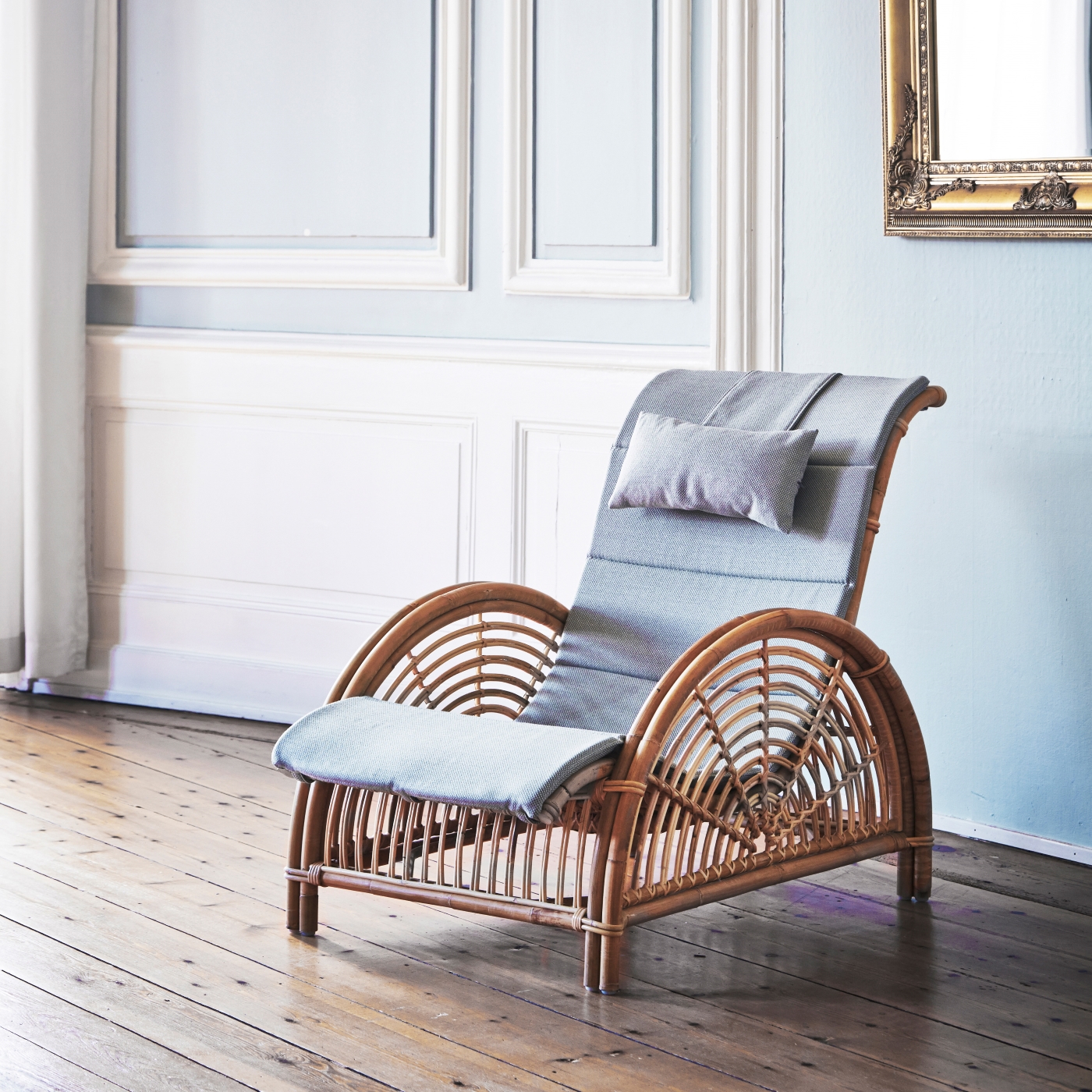 Dyna till Paris chair vit / taupe, Sika-Design - 2