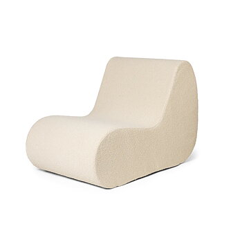 Rouli Center Module Pure Bouclé Off-white