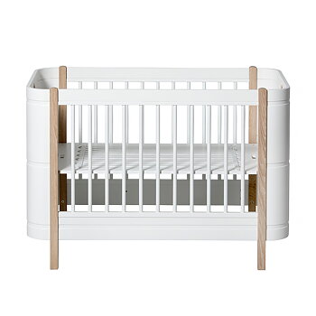 Wood Mini+ ink. Juniorkit vit / ek Oliver Furniture