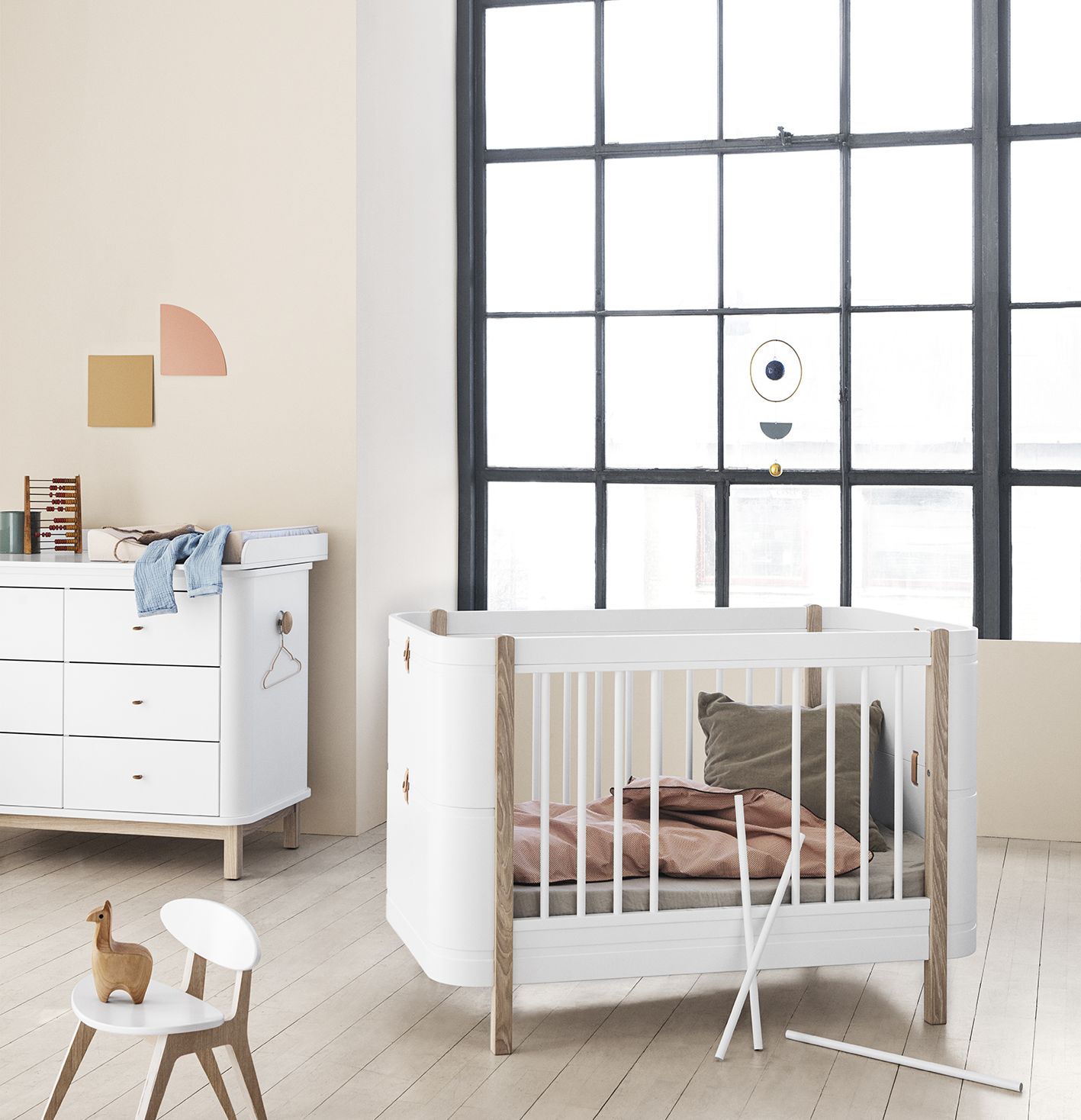 Wood Mini+ ink. Juniorkit vit / ek Oliver Furniture - 16