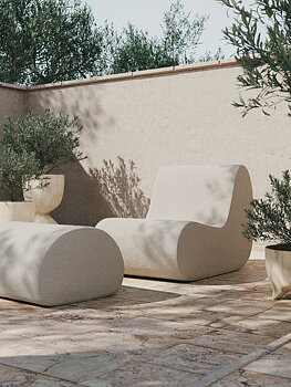 Rouli Pouf Pure Bouclé  Off-white