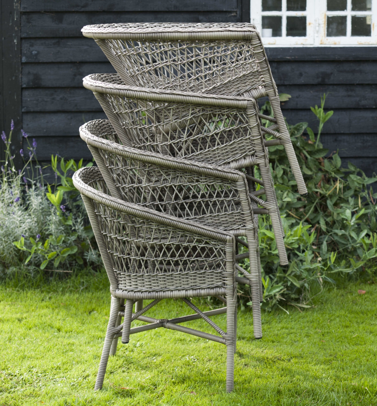 Emma matstol armstöd Antique Sika-design - 2