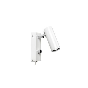 Vägglampa PUCK Kabel Vit  Örsjö belysning