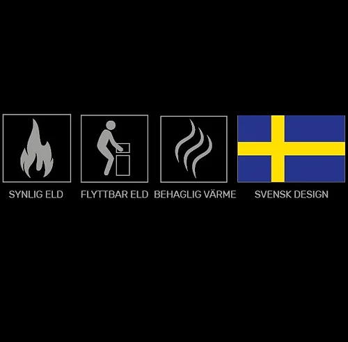 Terrassvärmare Gasol svart ES-1 Tommre - 3