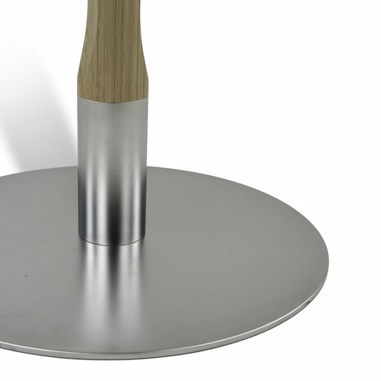 Cafébord 70 x 70 ROD vitpigmenterad ek Mavis - 3