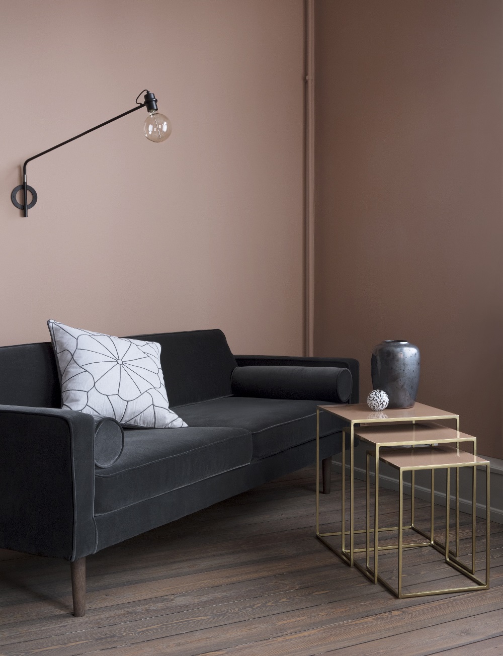 Soffa grå sammet VIND, Broste Copenhagen - 3