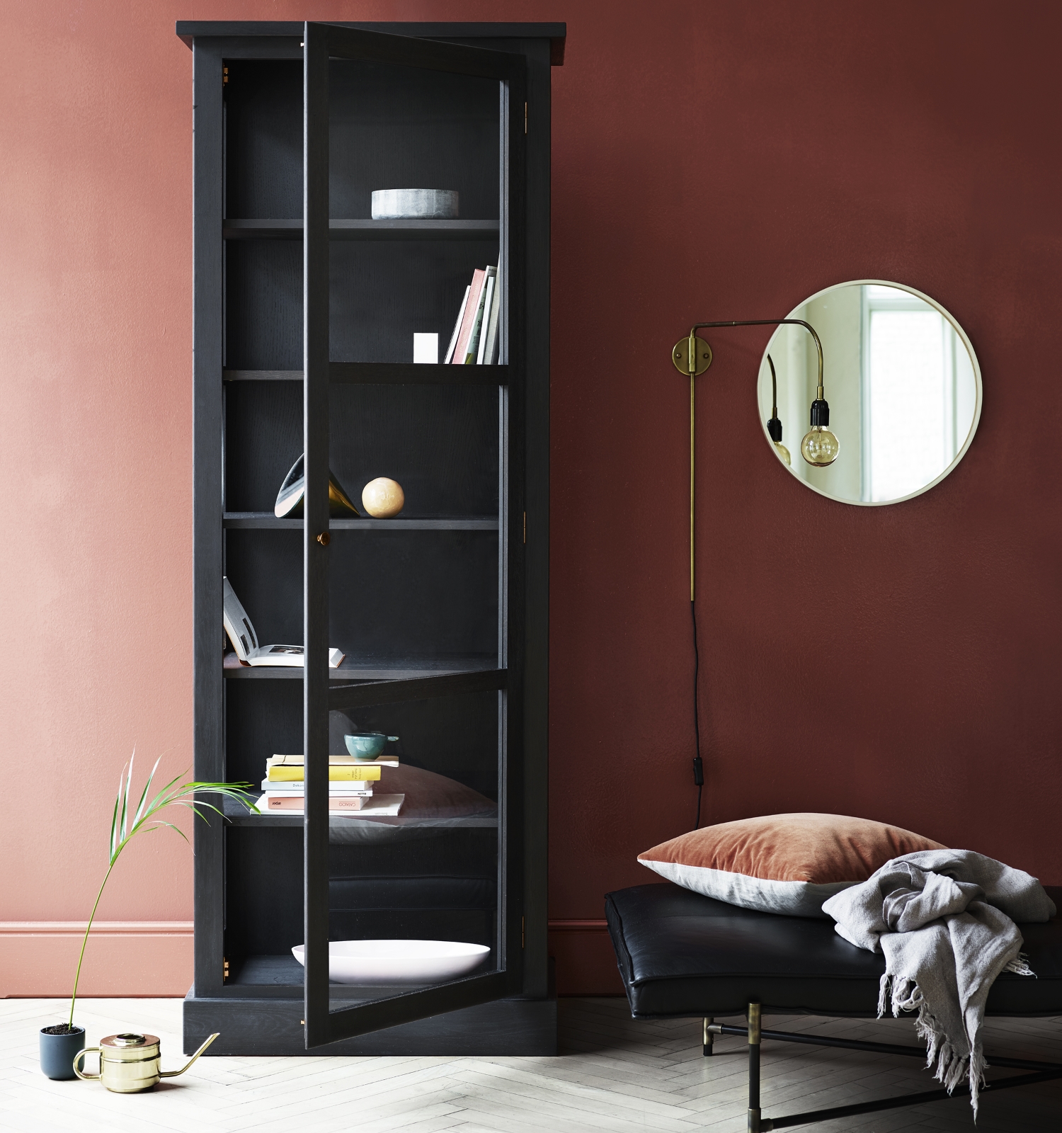 Vitrinskåp Modell N1 Dark Oak  Lindebjerg Design - 8