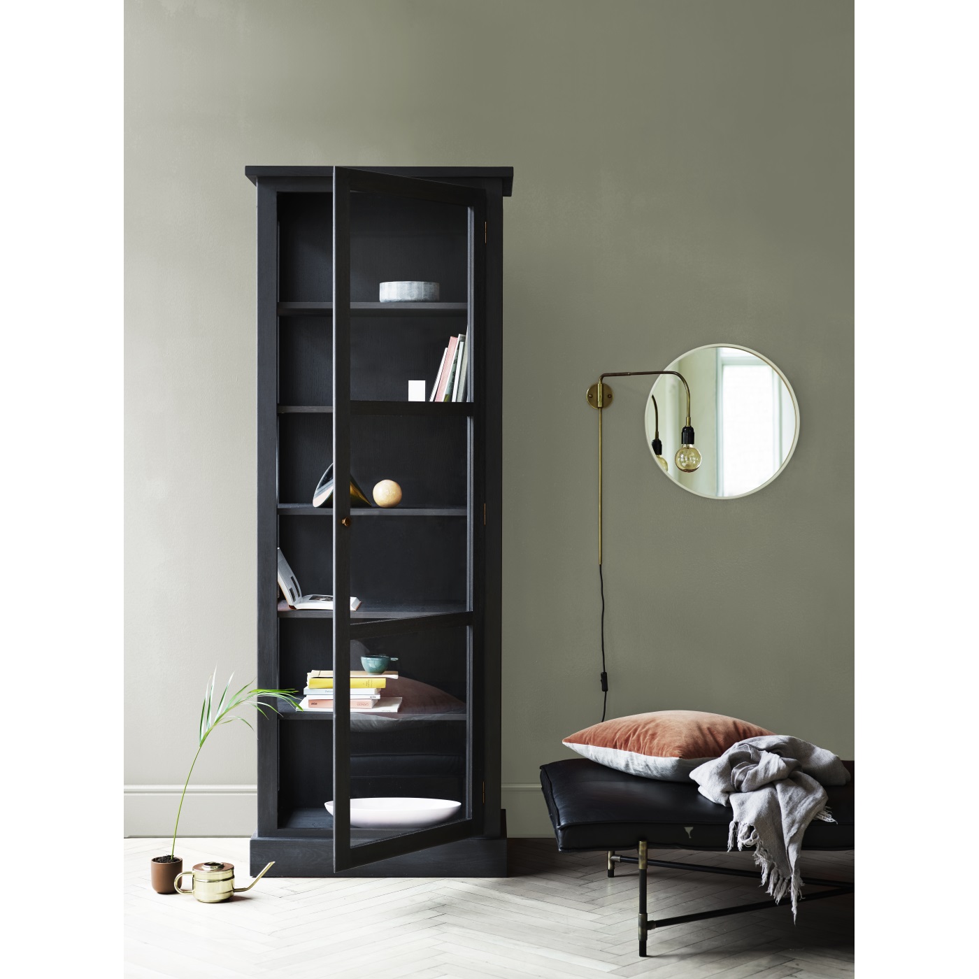 Vitrinskåp Modell N1 Dark Oak  Lindebjerg Design - 9