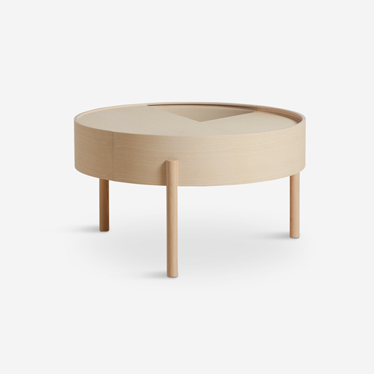 Arc Coffee table 66 cm vitpigmenterad ek Woud - 4