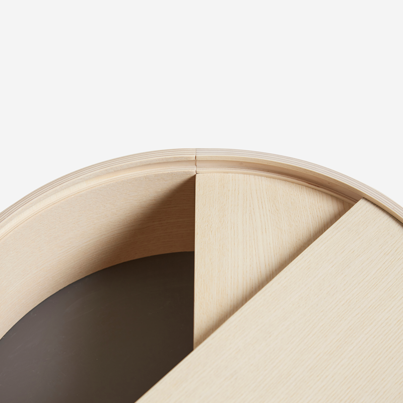 Arc Coffee table 66 cm vitpigmenterad ek Woud - 5