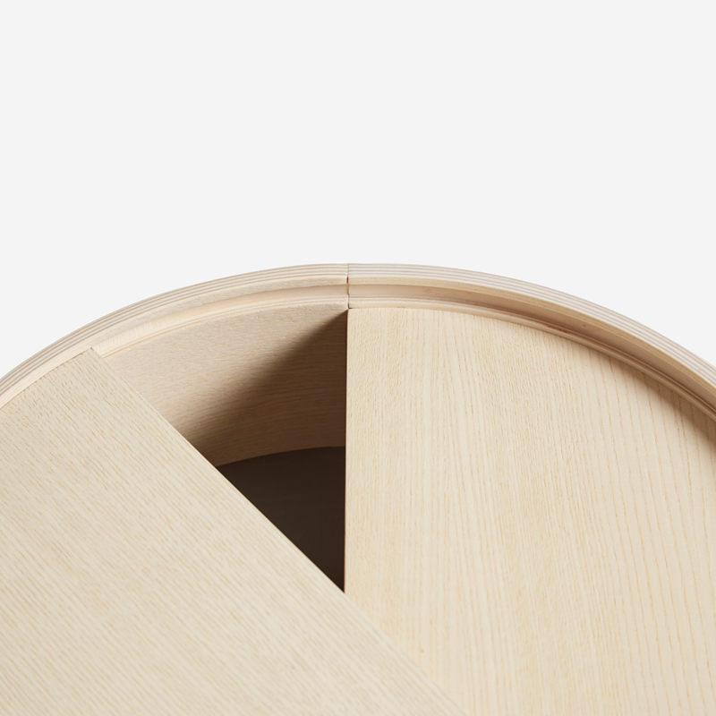 Arc Coffee table 66 cm vitpigmenterad ek Woud - 6