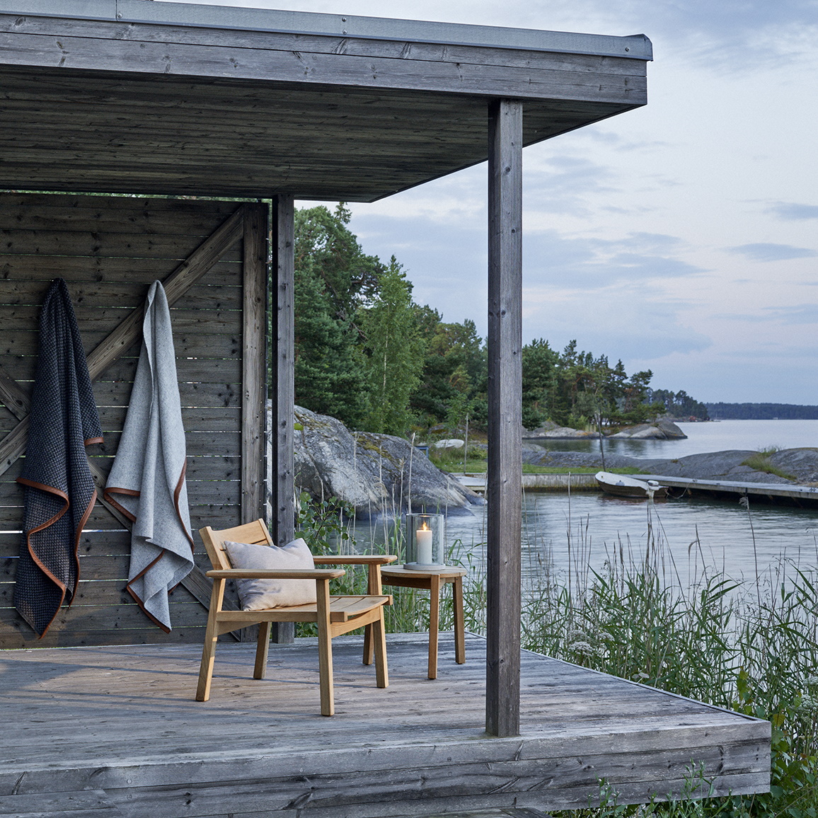 Djurö Lounge chair teak, Skargaarden - 3