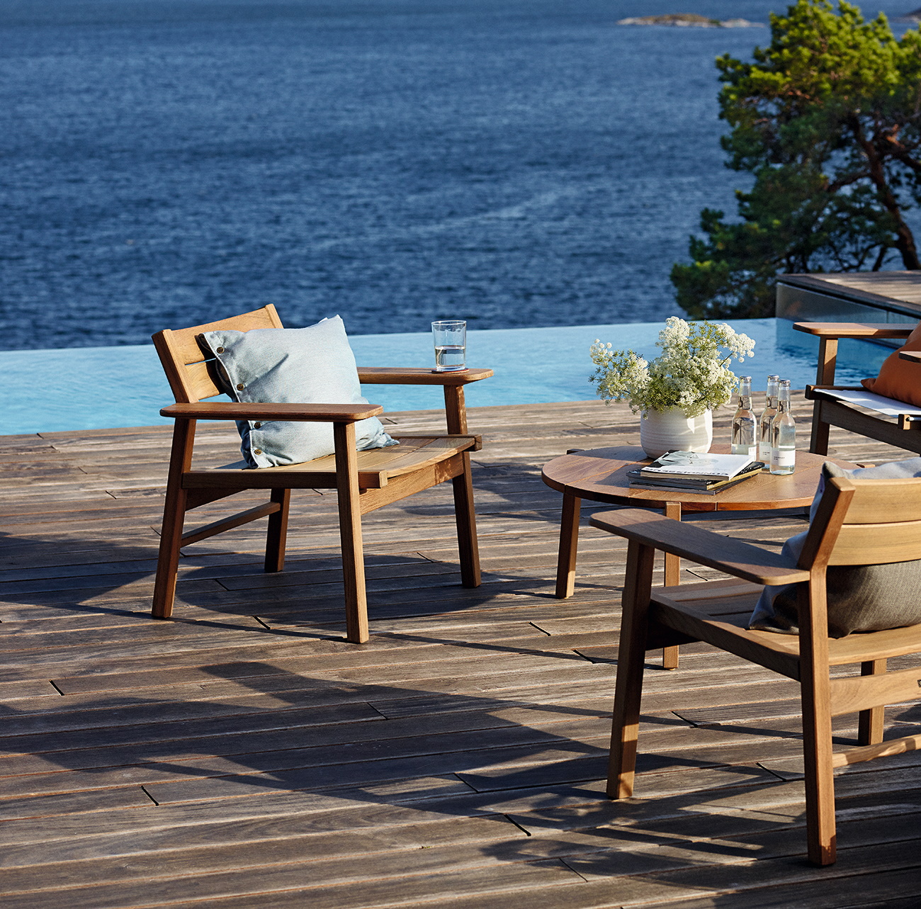 Djurö Lounge chair teak, Skargaarden - 2