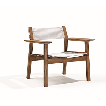 Djurö Lounge chair teak / textil, Skargaarden