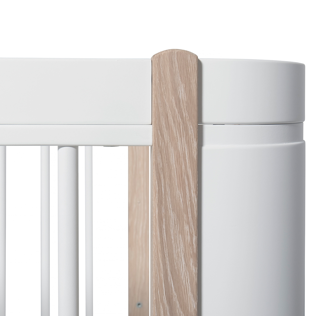 Våningssäng WOOD MINI+ vit/ek Oliver Furniture - 5