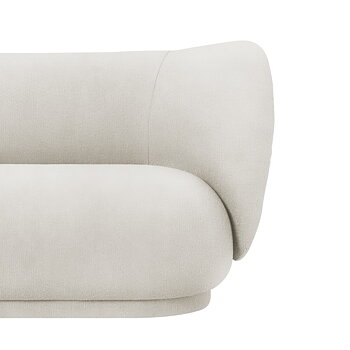 Soffa Rico 3-sits bouclé vit Ferm Living