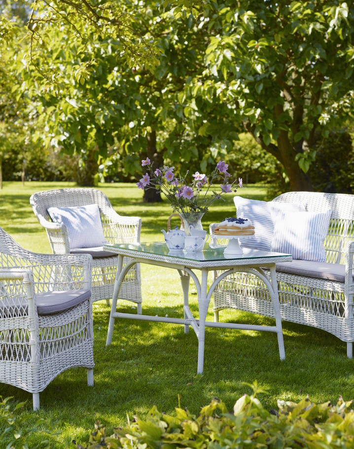 Trädgårdsstol Charlot vintagevit, Sika-design - 3