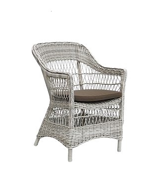 Trädgårdsstol Charlot vintagevit, Sika-design