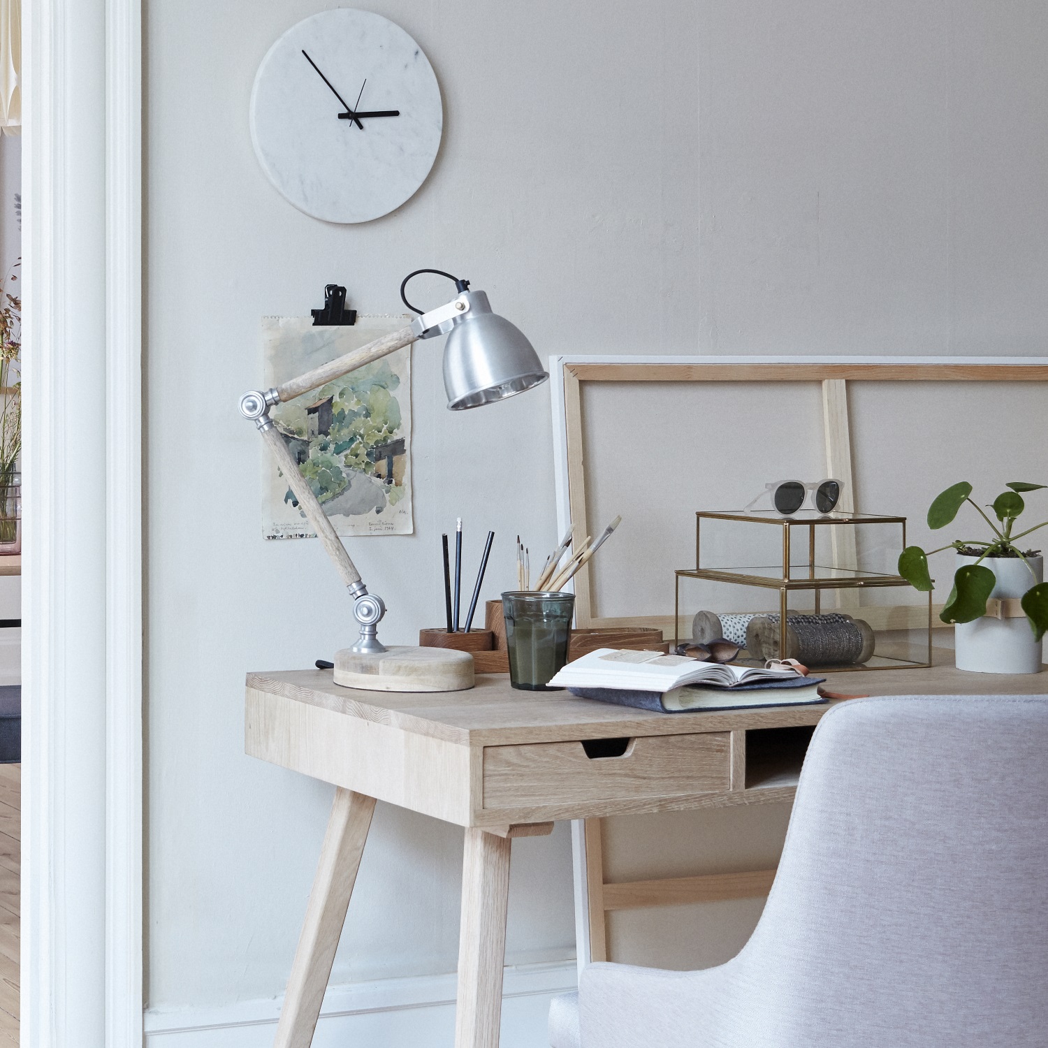 Pappersklämmor / handdukshängare 144 st svart Hubsch - 4