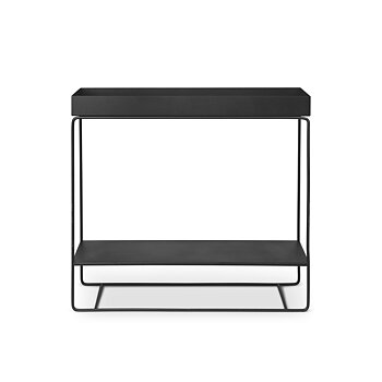 Plant box Två hyllor svart Ferm Living