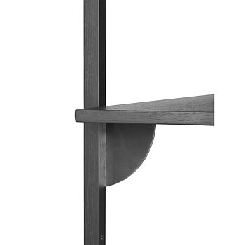 Sector Shelf T/N - Svart ask Svart mässing