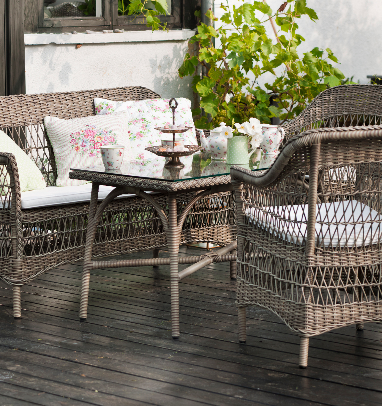 Trädgårdsstol Charlot Antique Sika-design - 3