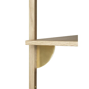 Sector Shelf T/W  Ek mässing