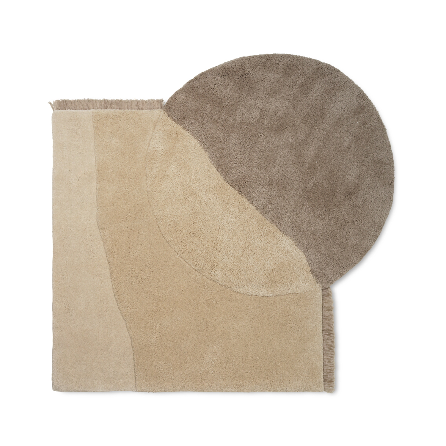View Tufted Rug  Beige Ferm Living