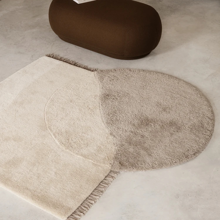 View Tufted Rug  Beige Ferm Living - 2