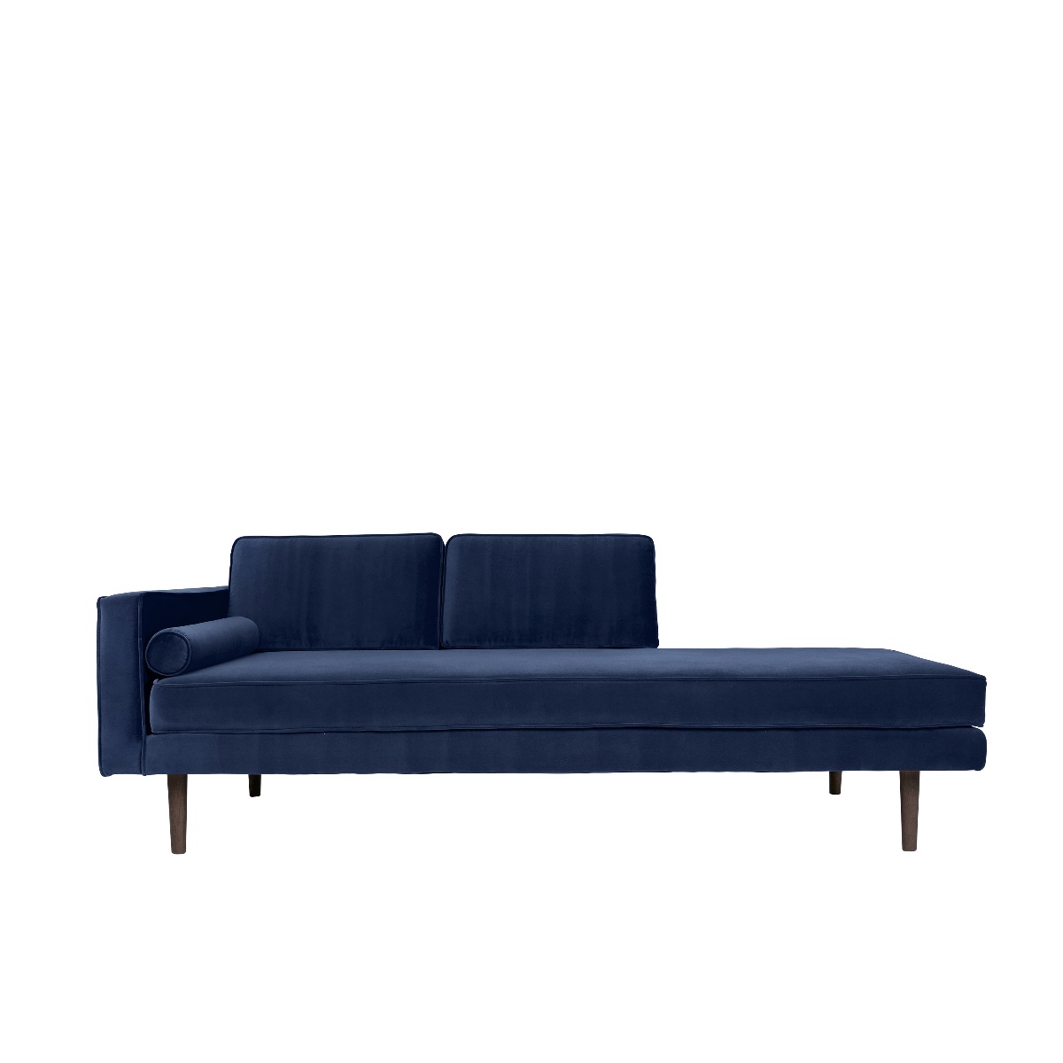 Chaise lounge blå sammet VIND, Broste Copenhagen