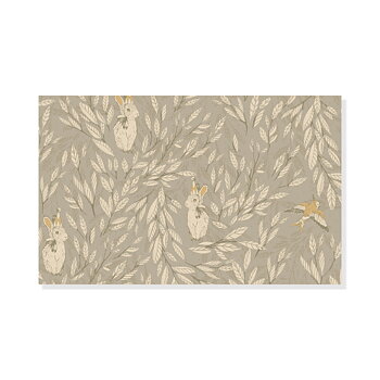 Tapetprov Misty Leaf Fauna Mrs Mighetto