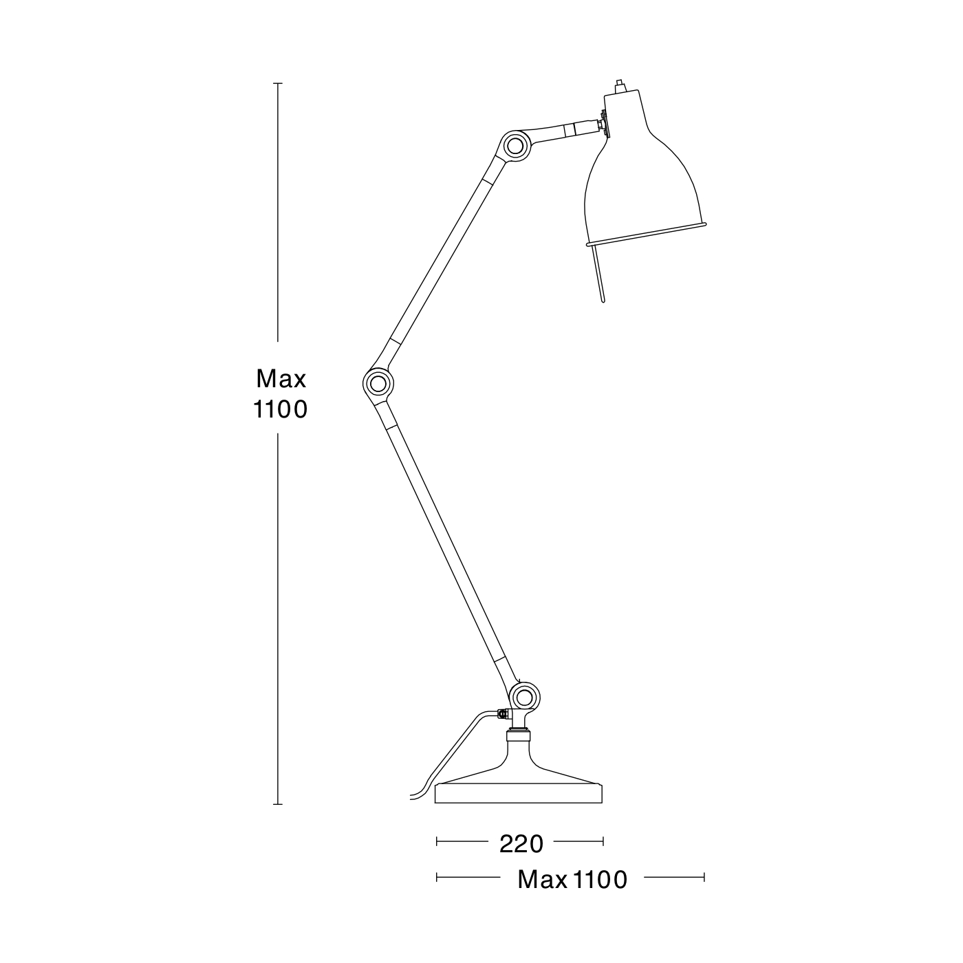 PJ60 Bordslampa Örsjö belysning - 4