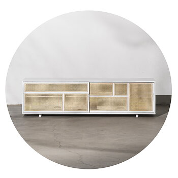 Design House Air Sideboard Låg vit