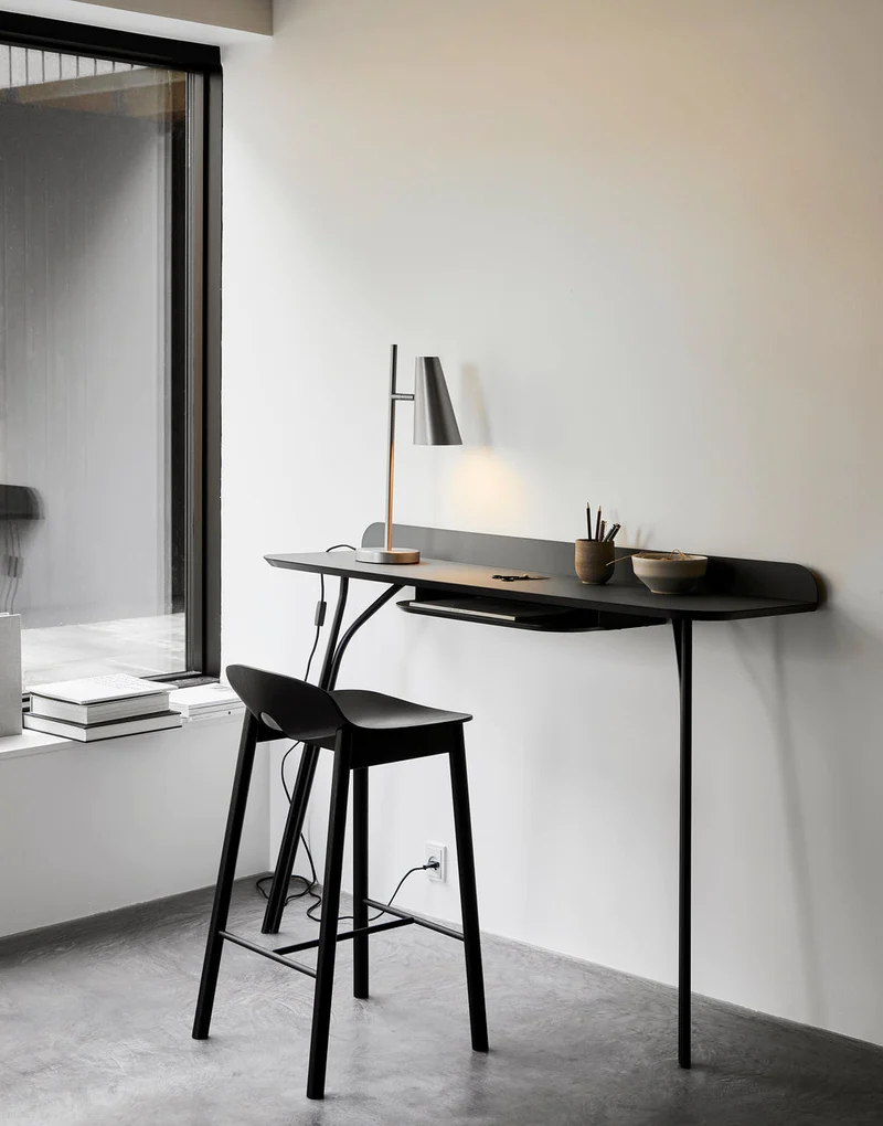 Grunt högt skrivbord Tree Console table svart  Woud - 2