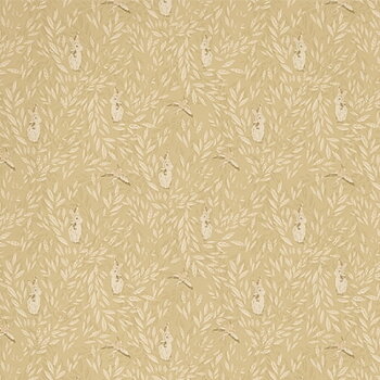  Mrs Mighetto tapet Misty Leaf Fauna mustard
