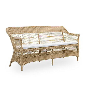 Rottingsoffa Charlot 3-sits EXTERIOR natur Sika-design